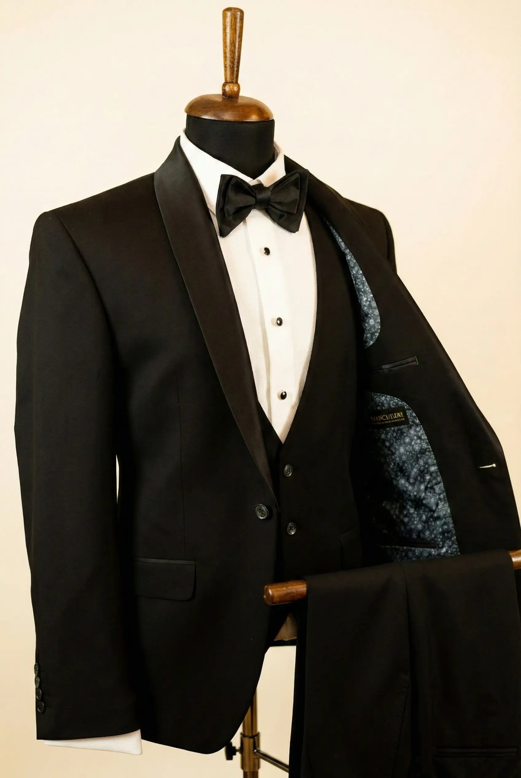 KENT | Tuxedo NEGRU clasic