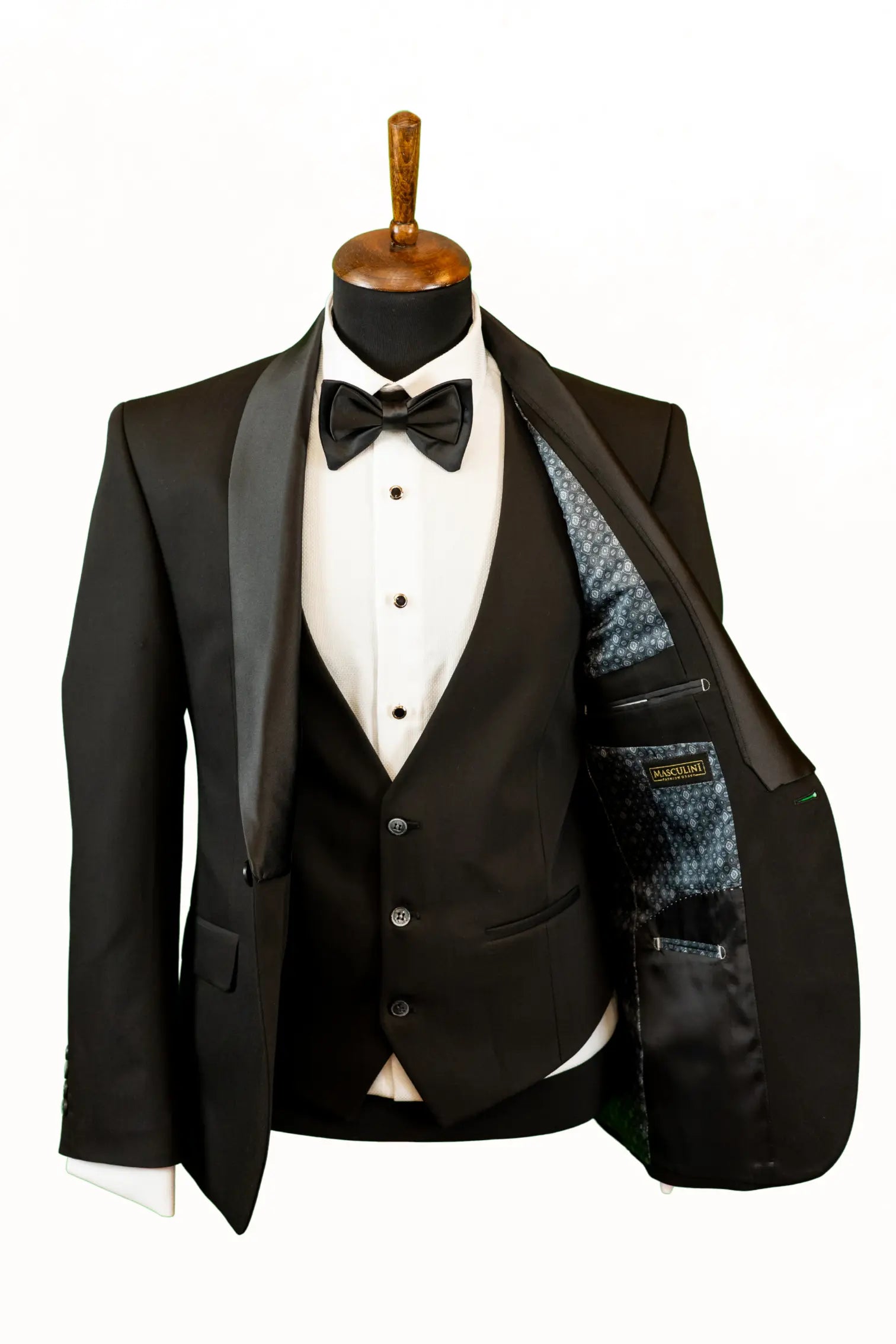 KENT | Tuxedo NEGRU clasic